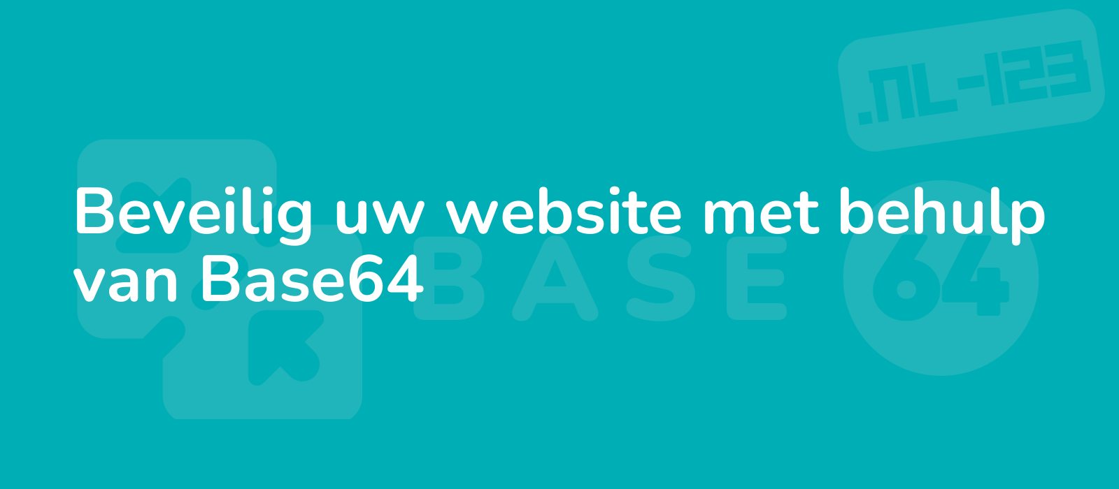 secure your website using base64 a clean and modern image featuring website security elements on a dark background emphasizing protection and encryption