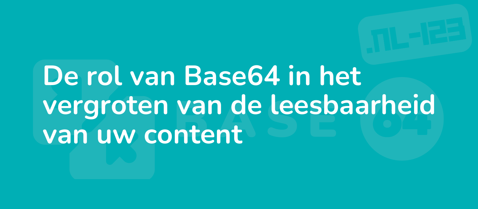 base64 s role in enhancing content readability depicted with a minimalist image showcasing its effectiveness simplicity and clear communication