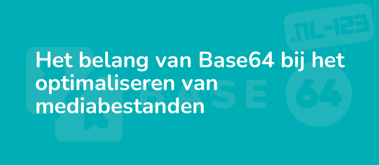 an engaging image showcasing the significance of base64 in optimizing media files with vibrant colors and intricate details