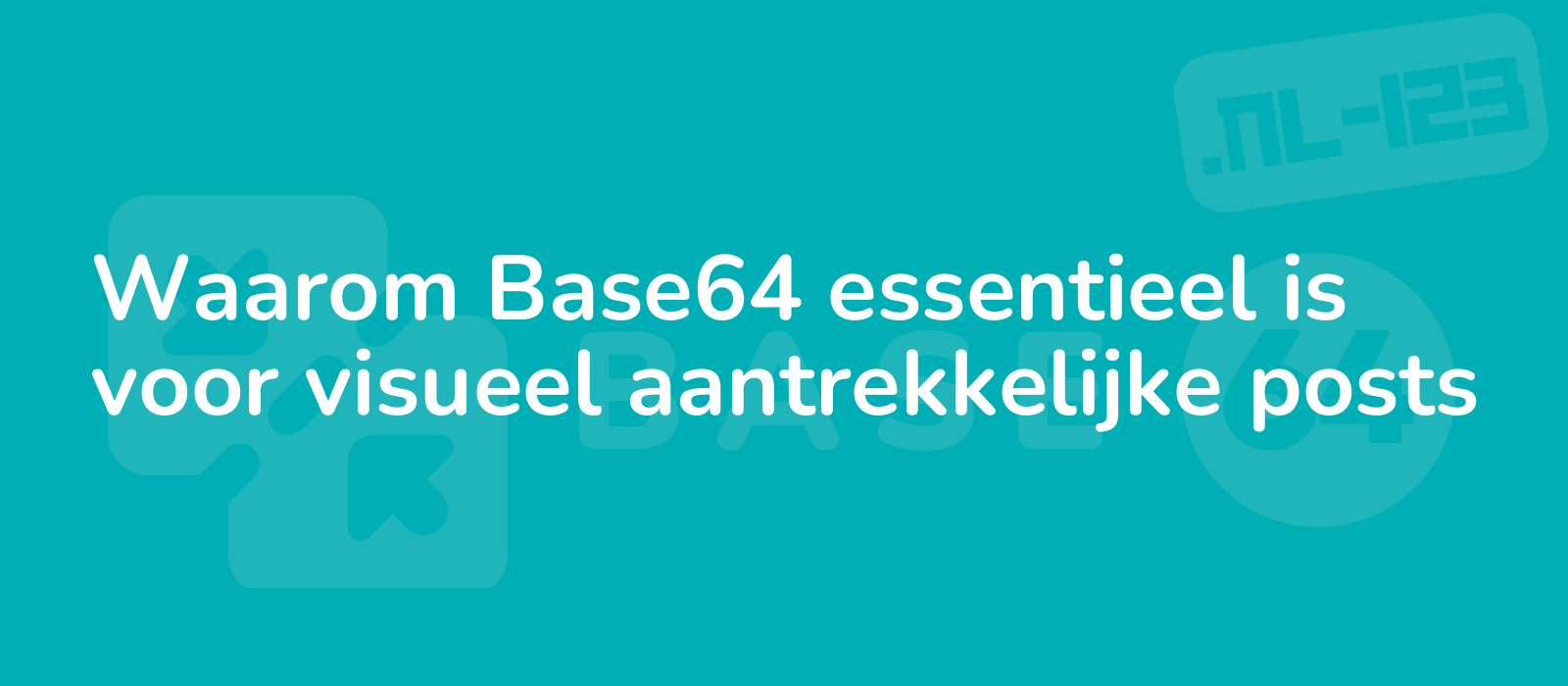 stylish graphic showcasing the importance of base64 for visually appealing posts with vibrant colors and intricate details